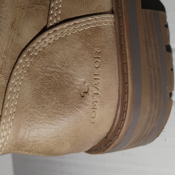 Tom Tailor Size: 8 US, 39 EU Brown Winter Boot - Picture 5 of 9